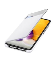 Galaxy A72 ile Uyumlu S View Cüzdan Kılıf Beyaz EF-EA725PWEGWW