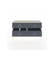 Kronos Konsol 8 Raflı 8 Kapaklı 176x59x99 Aytaşı-Antrasit