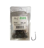 İğnesan 0101 Chinu Serisi Black Nikel Olta İğnesi 100lü Paket