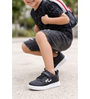 Elit 26YASARM2404 Filet Erkek Çocuk Klasik Sneaker Siyah - Beyaz