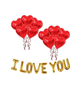 ÇITIPITISTORE I LOVE YOU LÜKS BALON SET