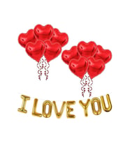 ÇITIPITISTORE I LOVE YOU LÜKS BALON SET