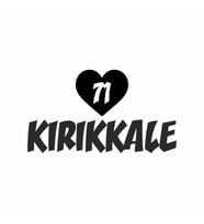 Kalpli 71 Kırıkkale Araba Sticker siyah 20x15 CM (Siyah)