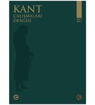 Kant Çalışmaları Dergisi Sayı: 3 - 2024