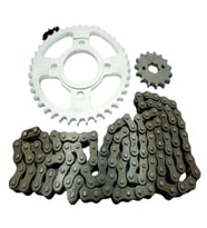 ASYA 125 CG ÖN-ARKA DİŞLİ ZİNCİR SET TEL JANT 428 100L 38-15T