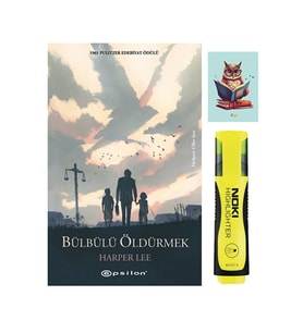 Bülbülü Öldürmek - Harper Lee - Epsilon Yayınevi - Sarı Fosforlu Kalem - Not Defteri Seti (Renksiz)