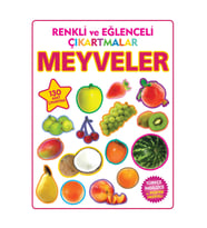 Renkli ve Eğlenceli Çıkartmalar Meyveler