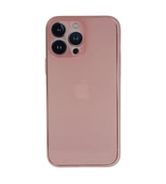 13 Pro Kılıf Pp Ultra İnce Kapak - Pembe