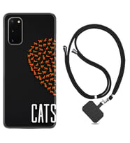 Samsung A02S A03S A10 A12 A13 A21S A22 Kılıf Boyun Askılı Silikon Cats 1792