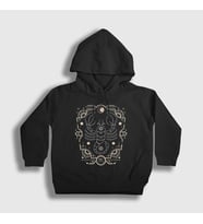 Presmono Unisex Çocuk Siyah Scorpio Zodiac Hediye Akrep Burcu Kapüşonlu Sweatshirt 529578tt