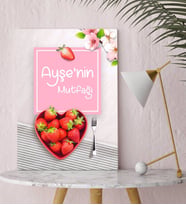 BK Gift Kişiye Özel Mutfak Konseptli Kanvas Tablo 30x50cm-9