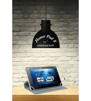 Honor Pad 8 Uyumlu Universal 12 inç Kılıf Pu Deri Standlı Tablet Kılıf (Pembe)