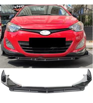 Hyundai i20 Ön Lip Parlak Siyah 3 Prç Brabus Kırılmaya Dayanıklı ABS