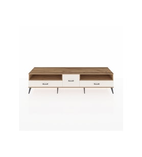 Hyperion TV Ünitesi 2 Raflı 3 Çekmeceli  220x44x51 Çam-Çam/Aytaşı