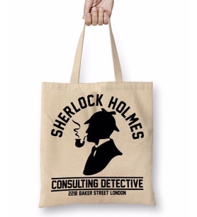 Sherlock Holmes Bez Çanta Uzun Saplı