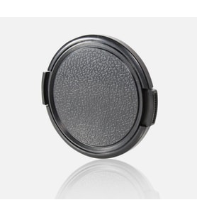 Ayex 77mm Yan Sıkmalı Ön Lens Kapağı – Snap-On Lens Koruyucu Kapak (Siyah)