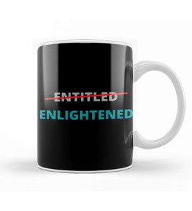 Entitled Not Enlightened Yes Kupa Bardak Porselen