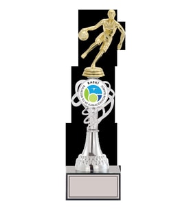ODAK KUPA - Figürlü Kupalar - Basketbol Kadın Figürlü Kupalar FG-034 B - 35 cm
