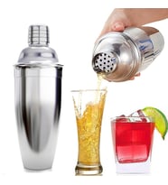 Komple Çelik 700ml Shaker Kokteyl Hazırlama Kabı Bardağı cin343