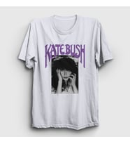 Presmono Unisex Beyaz Poster Kate Bush T-Shirt 523828tt (Beyaz)