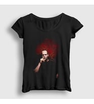 Presmono Kadın Siyah Cool Jason Statham T-Shirt 396908tt