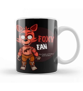 Five Nights At Freddys Fnaf Obey Kupa Bardak Porselen