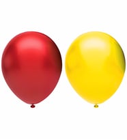 Sarı - Kırmızı Balon 25 Adet ( Balonlar Sönüktür)