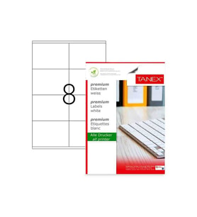 Tanex Laser Etiket Kod 2374 105mm x 74mm