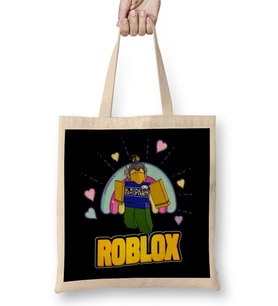 Rainbow Roblox Character Bez Çanta Uzun Saplı