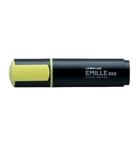 Lineplus Fosforlu Kalem Emille 800 Sarı - 3 adet