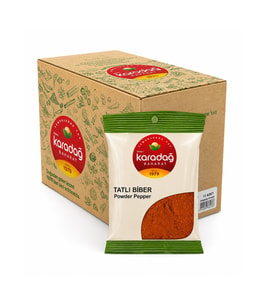 Karadağ Tatlı Kırmızı Toz Biber 25 gr 15 li Kutu