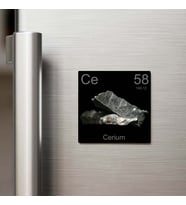 Cerium (Seryum) Elementi – Buzdolap Magneti – 9x9 cm