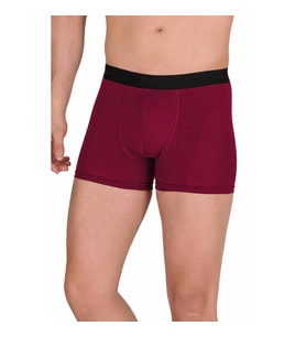 Pamuk Modal Likralı Esnek Erkek Boxer Bordo