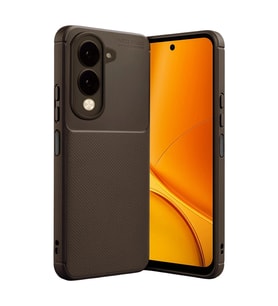 Vivo Y29s Auto Focus Karbon Kapak - Kahverengi