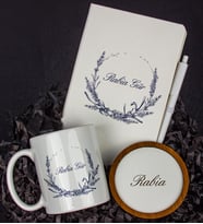 Kişiye Özel Defter Kalem Kupa Ve Bardak Altlığı Hediye Seti 103733 (Model 1)