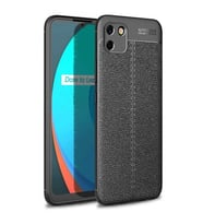 Realme C11 Kılıf Auto Focus Kapak - Siyah