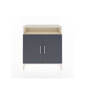 Arges Şifonyer 3 Raflı 2 Kapaklı 88x30x96 Aytaşı-Antrasit