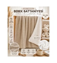 Yumuşacık Pamuklu Bebek Battaniyesi Yenidoğan & Çocuk Yatağına Uygun