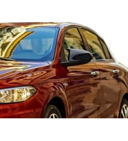 Fiat Egea Uyumlu 2015 Sonrası Sedan Yarasa Ayna Kapağı (Parlak Siyah)