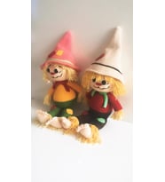 Şirin Korkuluklar Takımı Amigurumi Organik Oyuncak