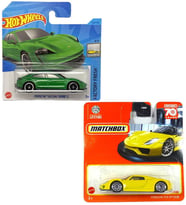Porsche 2 Araç Set Hot Wheels Taycan Turbo S & Matchbox 918 Spyder (1:64)