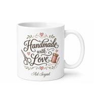 Handmade Yazılı El Yapımı İngilizce Kupa Bardak Özel Tasarım Hediye