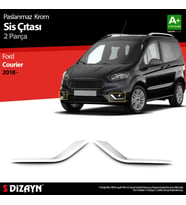 Ford Courier Krom Sis Farı Çerçevesi 2 Prç. 2018-2023