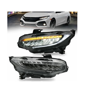 Honda Civic 2016-2019  Fc5 Uyumlu  Ful LED Far