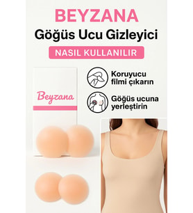 BEYZANA 1 Çift Silikon Göğüs Ucu Gizleyici Ve Kapatıcı Kadın Meme Ucu Kapatıcı Pad