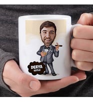 Kişiye Özel Bonkör Karikatürlü Kupa Bardak