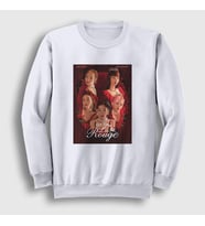 Presmono Unisex Beyaz La Rouge K-Pop Red Velvet Sweatshirt