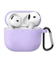 Microsonic Airpods 4.Nesil / ANC Liquid Silicone Lansman Lila (Lila)