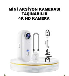 4K WiFi Spor Kamerası Su Geçirmez Mini Aksiyon Kamera