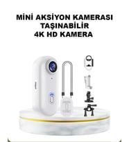 4K WiFi Spor Kamerası Su Geçirmez Mini Aksiyon Kamera